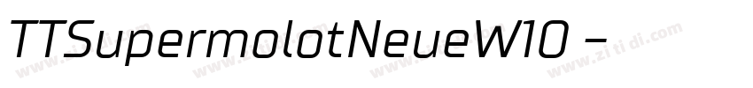 TTSupermolotNeueW10 字体转换